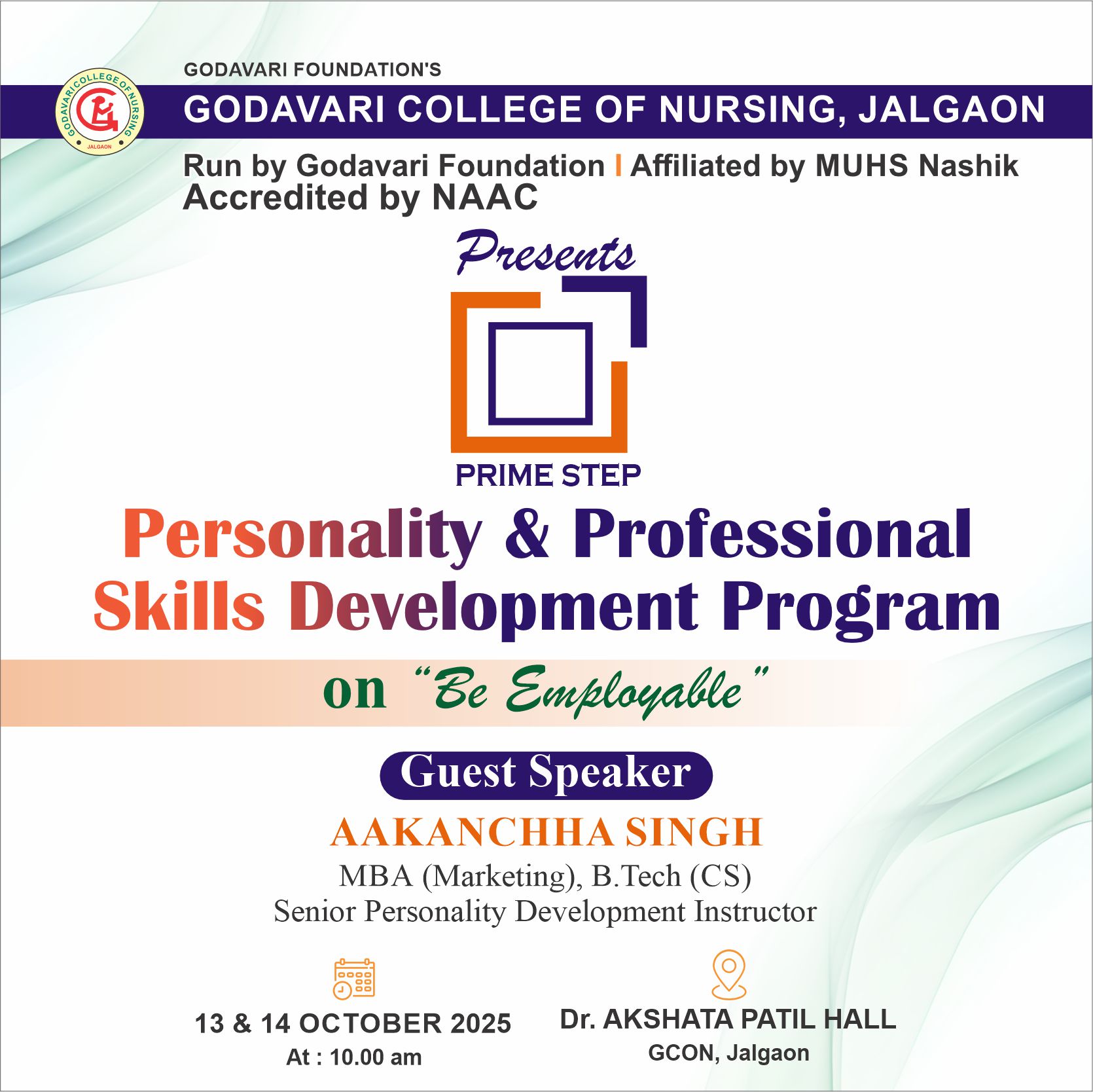 Personality & Professional Skills Development Program